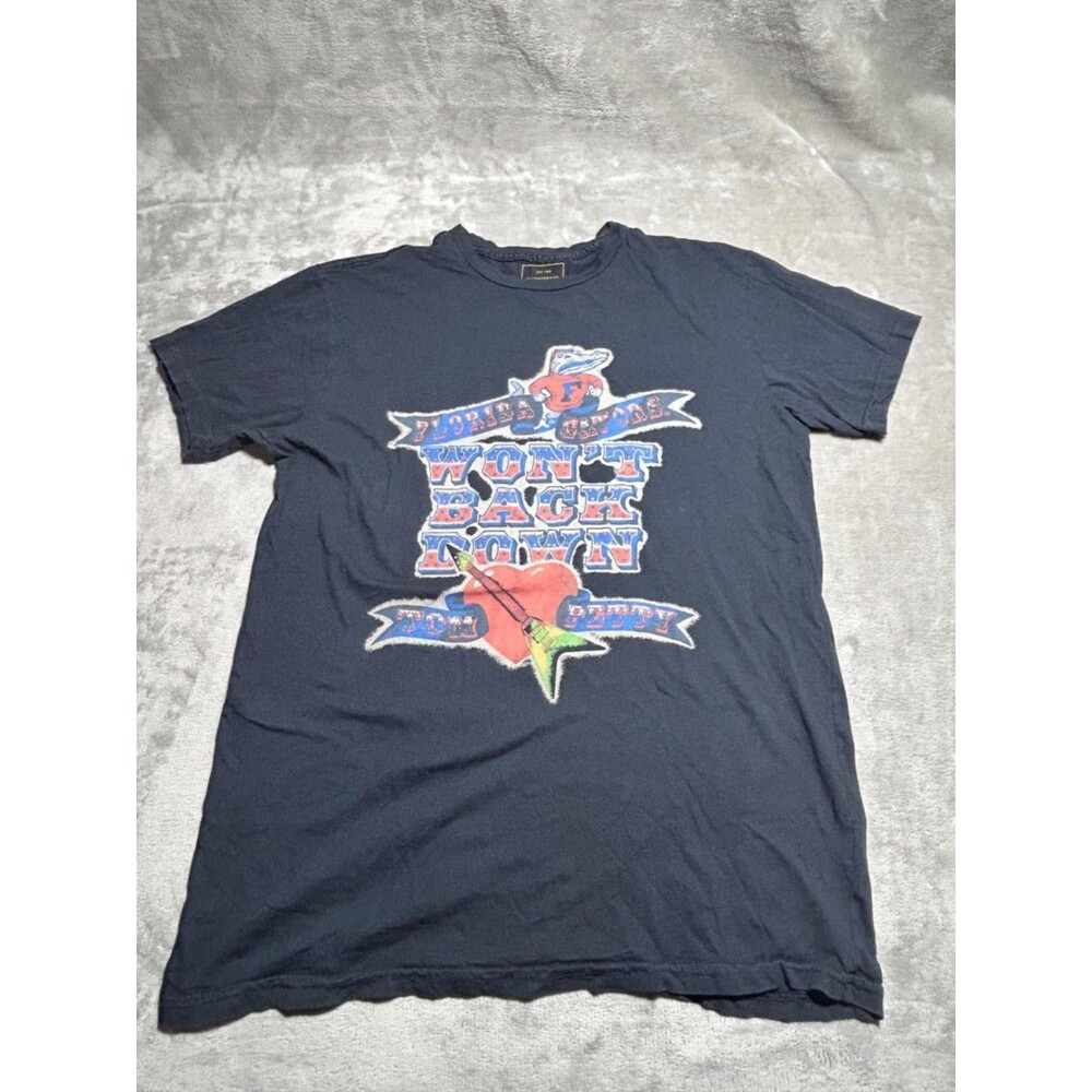 Retrobrand Florida Gators Shirt Men Medium Black Cotton Tom Petty